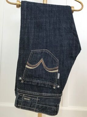 LEVI’S SILVER TAB Y2K STATEMENT BOOTCUT BAGGY SKATER GRUNGE BLUE JEANS 36 X 32